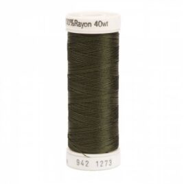 Premium Sulky 40wt Rayon Thread 250 YDS (Dark Forest 942-1273)