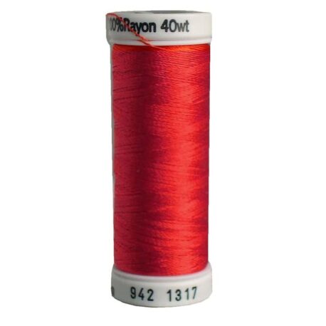 Premium Sulky 40wt Rayon Thread 250 YDS (Poppy 942-1317)