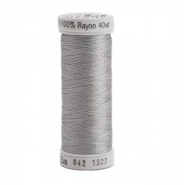 Premium Sulky 40wt Rayon Thread 250 YDS (Dk. Whisper Gray 942-1327)