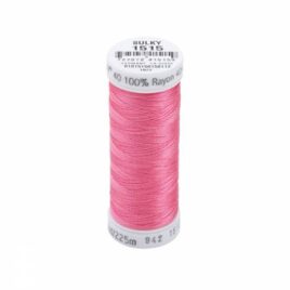 Premium Sulky 40wt Rayon Thread 250 YDS (Rosebud 942-1515)