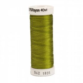 Premium Sulky 40wt Rayon Thread 250 YDS (Peapod Green 942-1835)