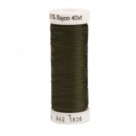 Premium Sulky 40wt Rayon Thread 250 YDS (Loden Green 942-1836)