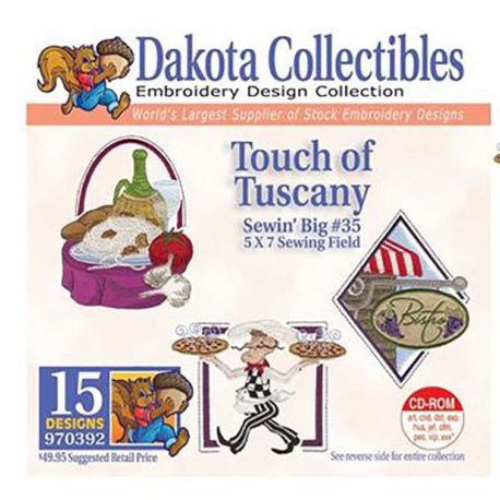 Dakota Collectibles Sewin' Big #35 Touch of Tuscany (970392)