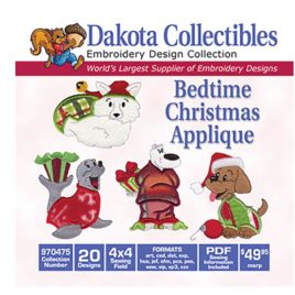 Dakota Collectibles Bedtime Christmas Appliqués (970475)