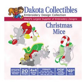 Dakota Collectibles Christmas Mice (970476)
