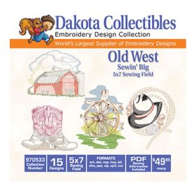 Dakota Collectibles Sewin' Big Old West (970533)