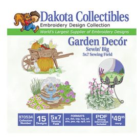 Dakota Collectibles Sewin' Big Garden Decor (970534)