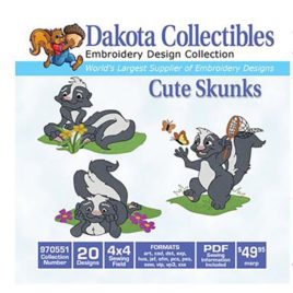 Dakota Collectibles Cute Skunks (970551)