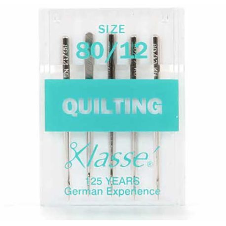 Klassé Quilting Needles 5pk Size 80/12 (A6148-80)
