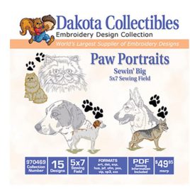 Dakota Collectibles Sewin' Big Paw Portraits (970469)