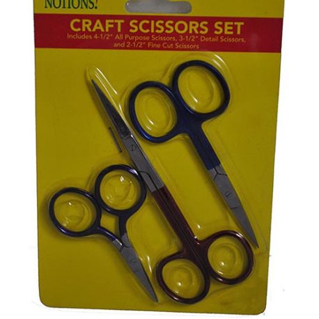 Creative Notions Craft Scissor Set (CNCS3)