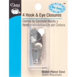 Dritz - 4 Hook & Eye Closures (No-Sew) 86
