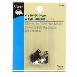 Dritz - 4 Sew-On Hook & Eye Closures (93-66)