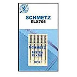 Schmetz ELx705 CF Overlock Serger Needles SZ 80/12 5pk