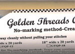Golden Threads - Quilting Paper (24"x20")