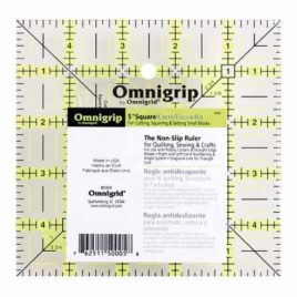 Omnigrip 5-Inch by 5-Inch Non-Slip Quilter's Ruler (OGN5)