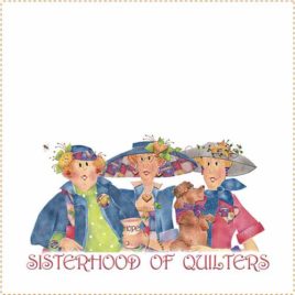 Jody Houghton Designs Handmade From The Heart Sisterhood Quilt Label (QLSOQ)