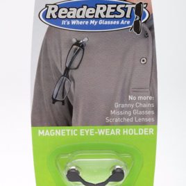 ReadeRest Magnetic Eye-Wear Holder (Gun-Metal Black - R1BK)