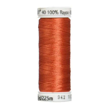 Premium Sulky 40wt Rayon Thread 250 YDS (Coral Sunset 942-1827)