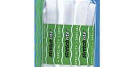 StretchRite Draw Cord Knit Elastic White 1-1/4" Wide, 1-1/4 Yards (1N650WHTE)