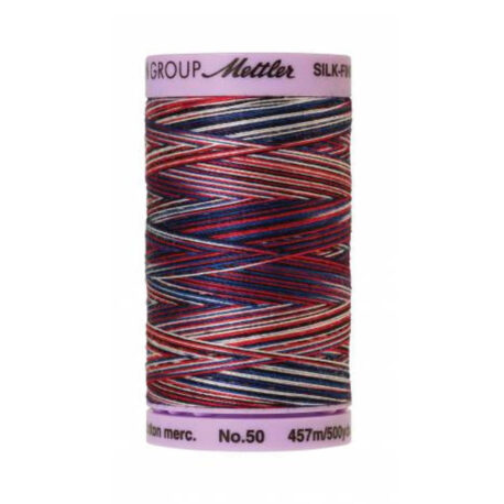 Mettler Silk-Finish Multi All-Purpose Thread 500 YDS (Patriotic 1085-9823)