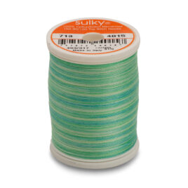 Premium Sulky 12wt Blendables Cotton Thread 330 YDS (Cool Waters 713-4015)