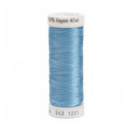 Premium Sulky 40wt Rayon Thread 250 YDS (Med. Powder Blue 942-1201)