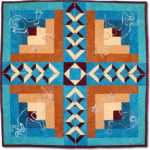Bright Quilting Notions Desert Diamonds Wall Hanging or Table Runner