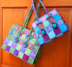Aunties Two Patterns Breezy Weave Bags (AT231)