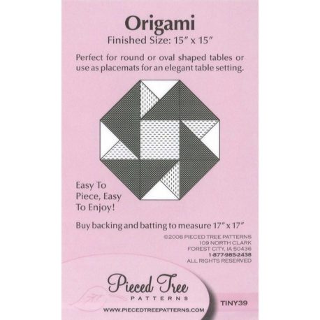 Pieced Tree Patterns Origami (TINY39)