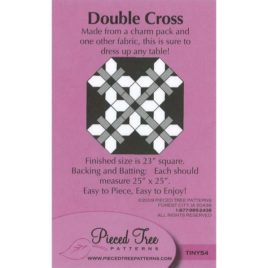 Pieced Tree Patterns Double Cross (TINY54)