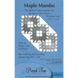 Pieced Tree Patterns Maple Mambo (TINY56)