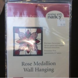 Sewing With Nancy - Rose Medallion Wall Hanging (RMP2)