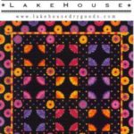 LakeHouse Dry Goods Blooming Black Beauty Quilt (07C12)