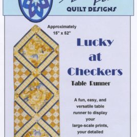 Seams Like Fun Quilt Designs Lucky At Checkers Table Runner (AP-0501)