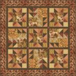 Quilt Woman Sunset in the Sierras (GTD-116)