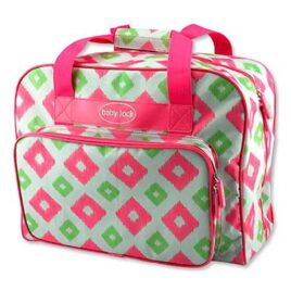 Babylock A-Line Sewing Machine Tote Bag (Pink Ikat - BLALT)