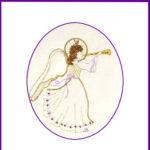 Rajmahal Purple Goldwork Angel Kit