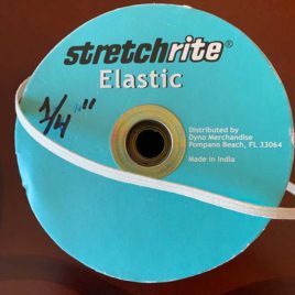 Stretchrite 1/4-inch Elastic – White